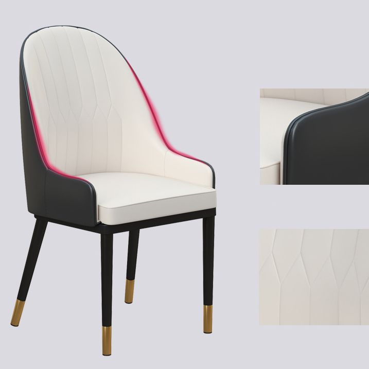 Contemporary Dining Set with Padded Chairs 1/5 Pieces Stone Top Dinette Set for Home