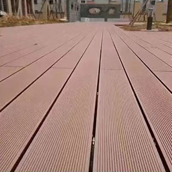 Modern Side Trim Piece Engineered Wire brushed Hardwood Deck Tiles