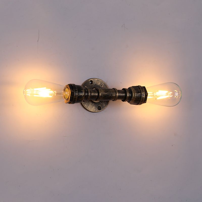 Industrielle Leitungsschatten-Wandmontage licht schmiedeeiseisernder Wandleuchte für Bar