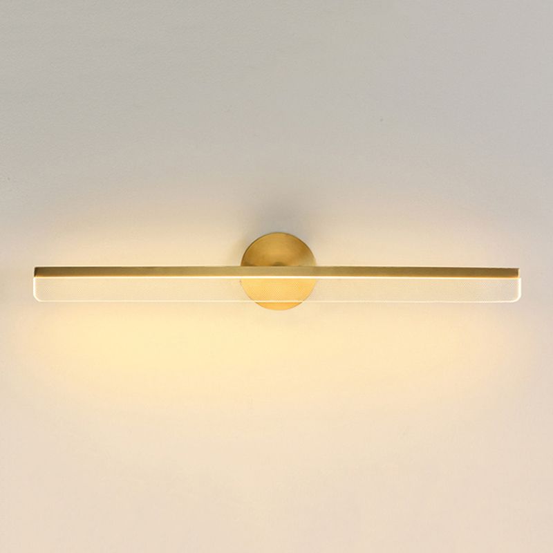 LED Bath Bar Vanity Lighting Contemporary Golden Light for Bathroom