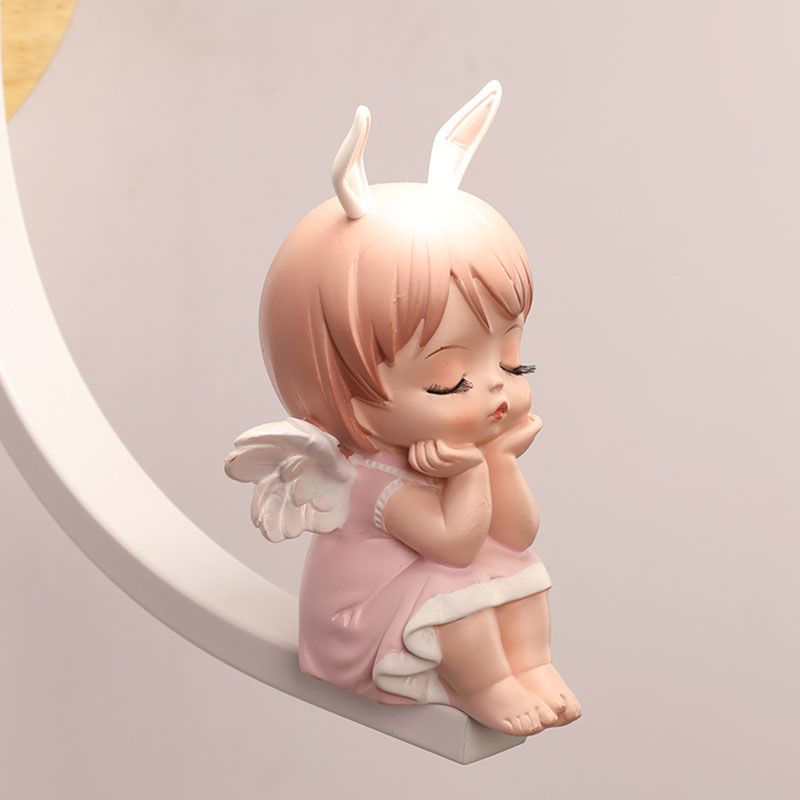 Carsine de résine Cartoon moderne à 1 lumière LED MUR MUR ARMÉE MUR ARMÉ