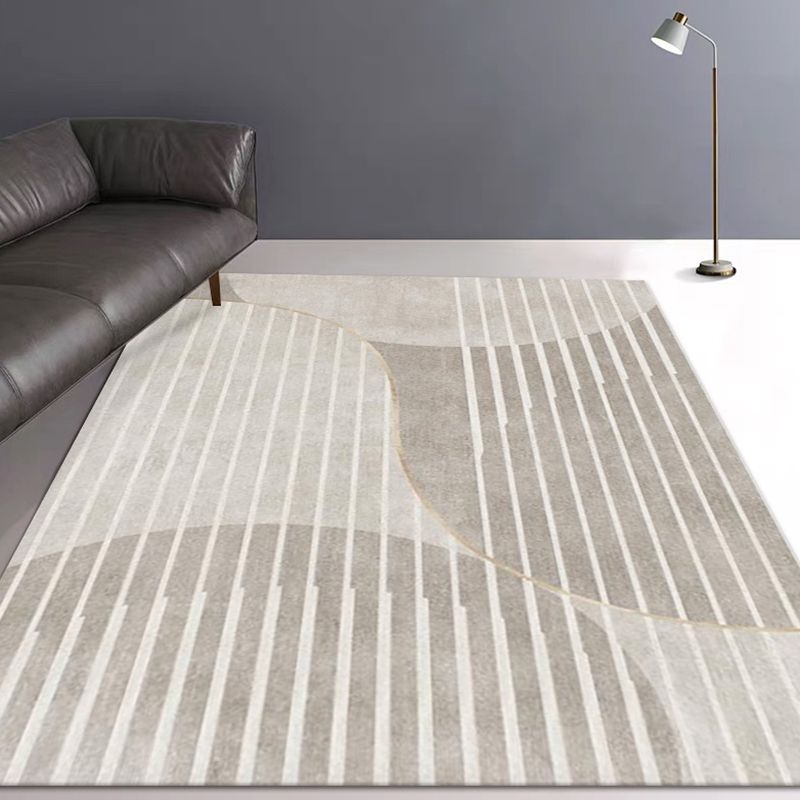 Alfombra de alfombra de alfombra de alfombra simple marrón simple alfombra resistente a las manchas para la decoración del hogar