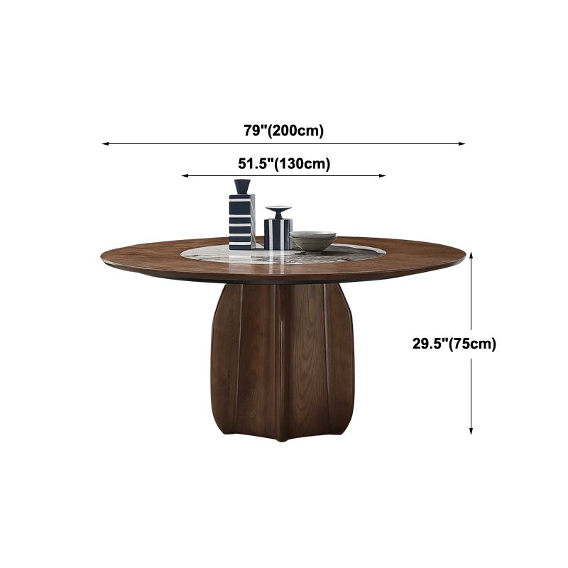 Round Dining Table Contemporary Style Dinner Table for Home Kitchen