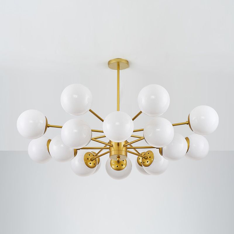 Globe Pendant Lights Modernism Glass Pendant Lighting Fixture for Living Room