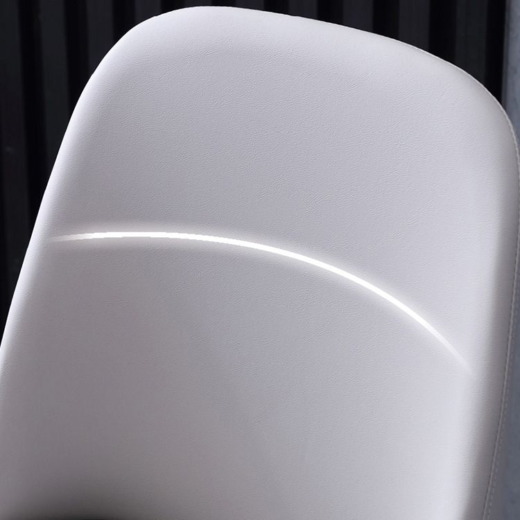 Chaise d'appoint scandinave avec dossier Parsons, chaise de salle à manger sans accoudoirs en bois
