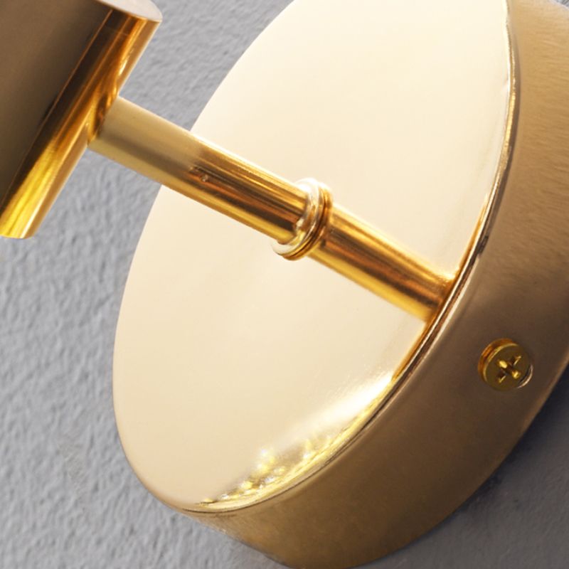 Crystal Unique Wall Sconce Modern 3 Lights Wall Mount Light Fixture in Gold