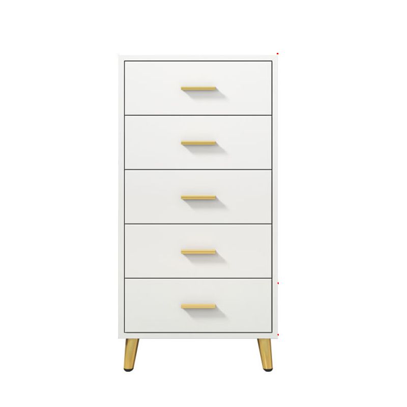 Contemporary 21.6"/35.4"Tall Accent Chest Rectangle Wood Chest with Drawers