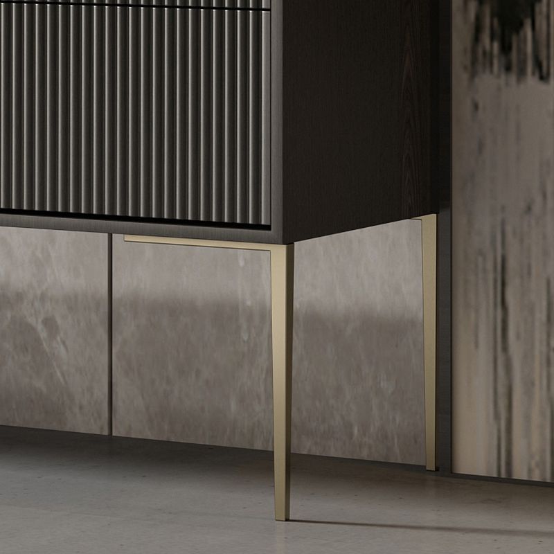 Glam Horizontal Storage Chest with Soft-Close Drawers for Home