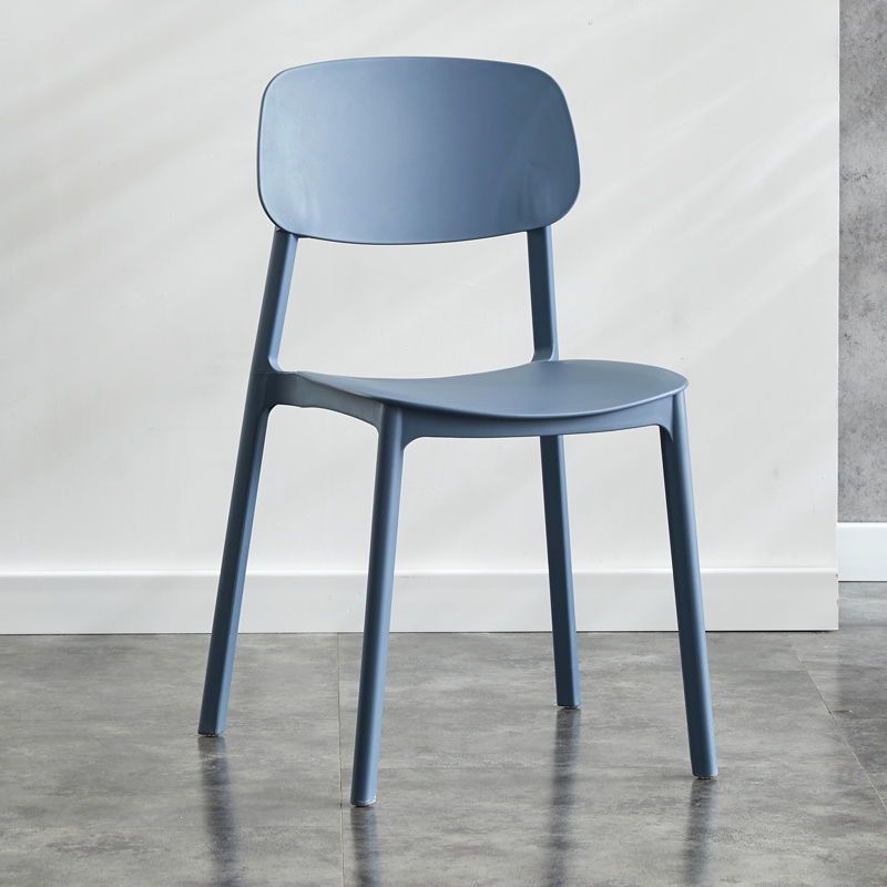 Kitchen Home Stacking Side Chair Open Back Dining Side Chair