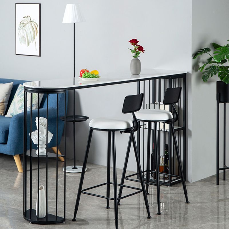 Specialty Bar Table Bar Height Modern Pub Table for Indoor and Breakroom