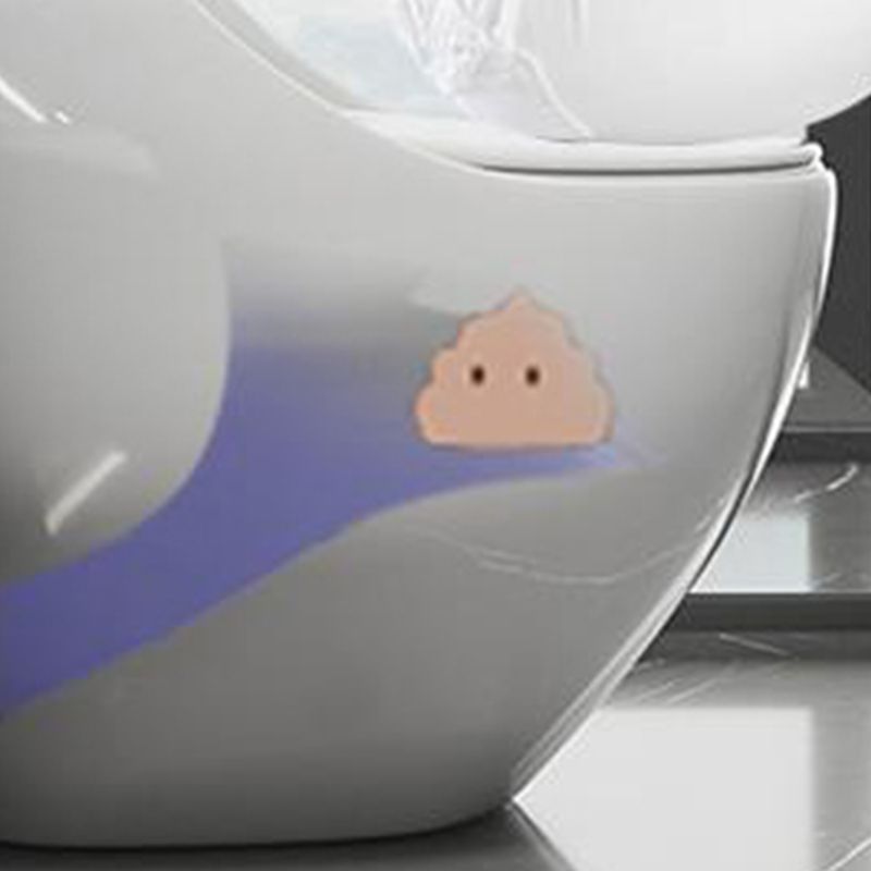 Modern Porcelain Floor Mounted Flush Toilet All In One Siphon Jet Toilet