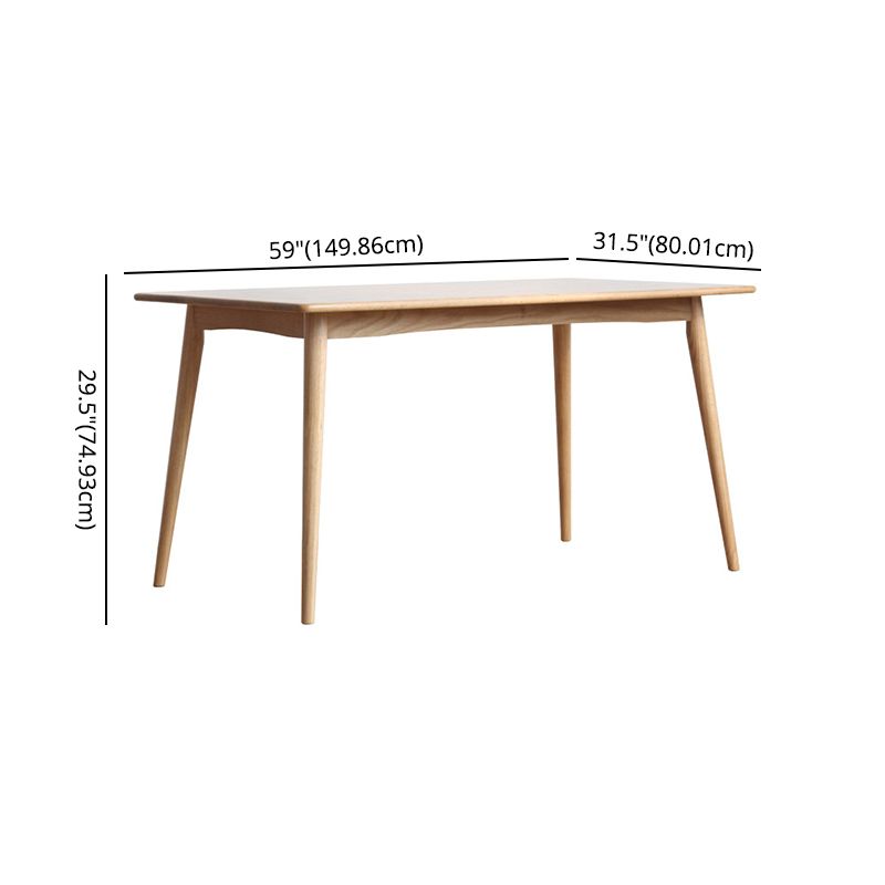 Cucina moderna tavolo da pranzo in legno massiccio di altezza standard con set di sala da pranzo formale