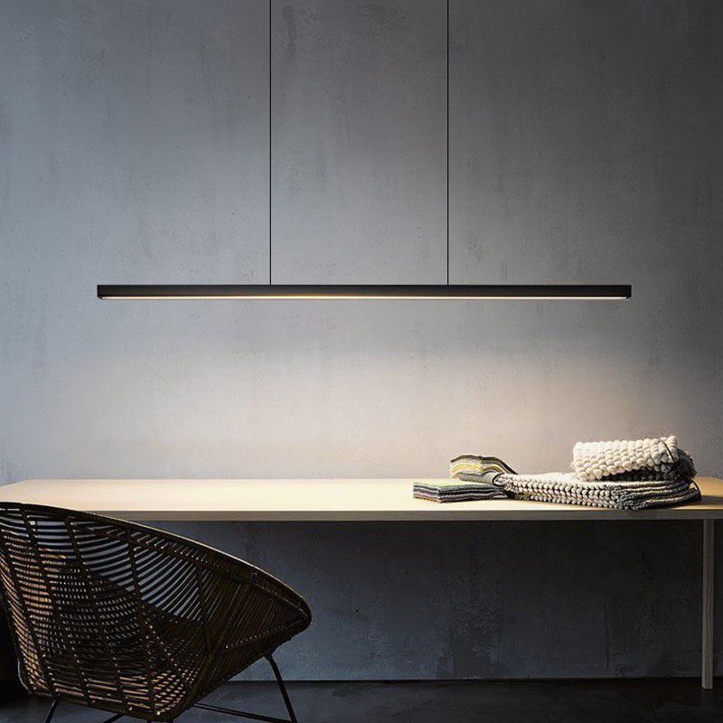 Simple Hanging Island Light Modern Metal LED Hanging Lighting Fixture for Sitting Room