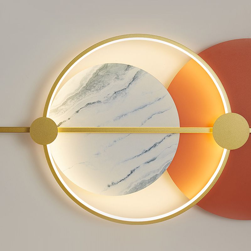 Zeitgenössischer Stil Geometrie Formwandleuchte Metall Wandmontage Leuchten