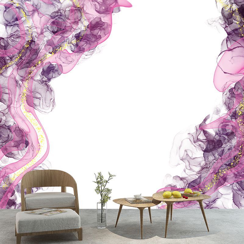 Eco-friendly Ink Art Wall Mural Wallpaper Illustration Sitting Room Wall Mural