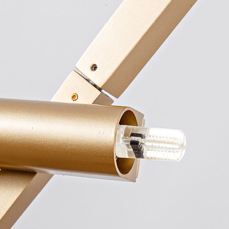 Radiation Chandelier Light Fixtures Modern Multi-Head Suspension Pendant Lamps for Living Room