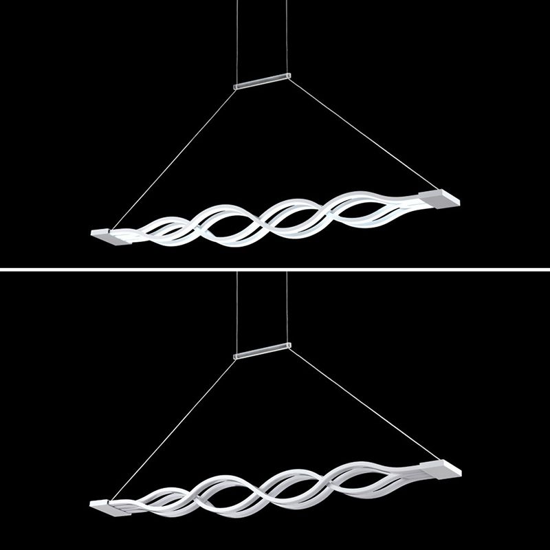 Nordischer Anhänger leichte moderne LED -Streifenform