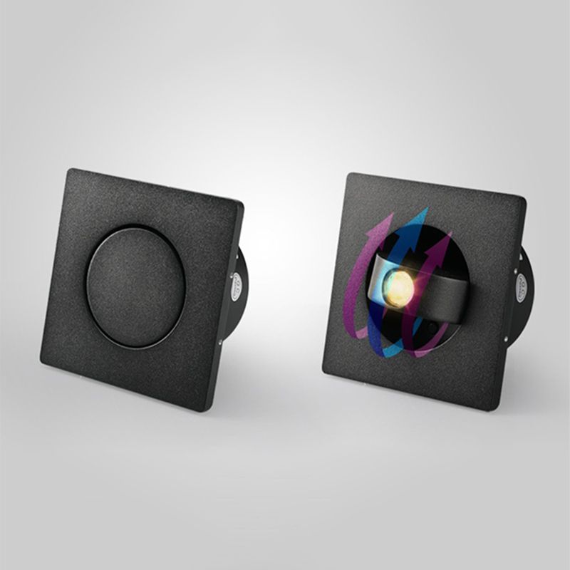 Geometric Shape Metal Wall Sconce Modern Single Light Wall Mounted Light