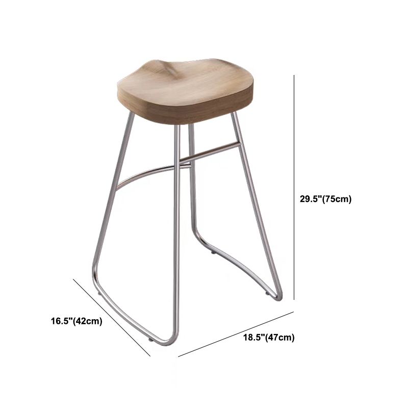 Luxurious Rectangle Solid Wood Bar Table Set 1/5 Pieces Counter Table with Backless Stools