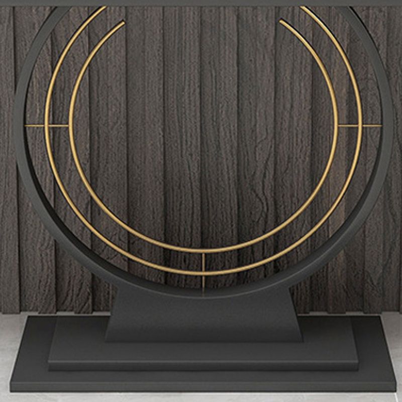 11" Wide Stone Contemporary Console Table Rectangle Console Sofa Table