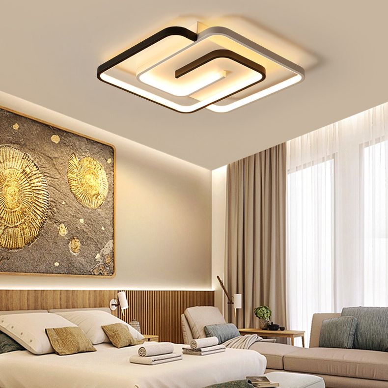 Luminaires de plafonnage géométrique moderne