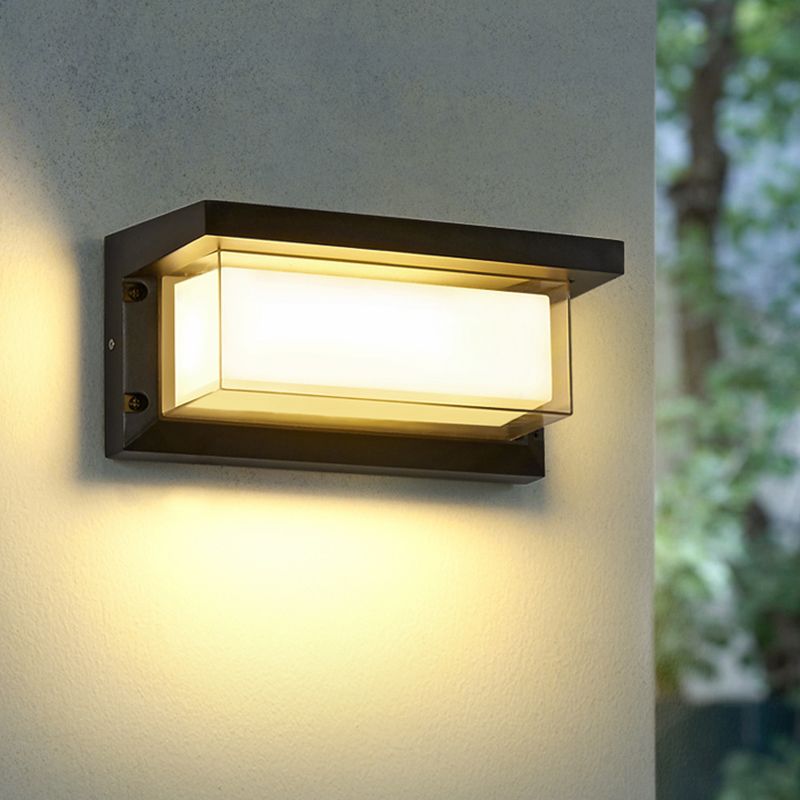 2 dimensioni per la lampada moderna opzionale per illuminazione calda/bianca esterna
