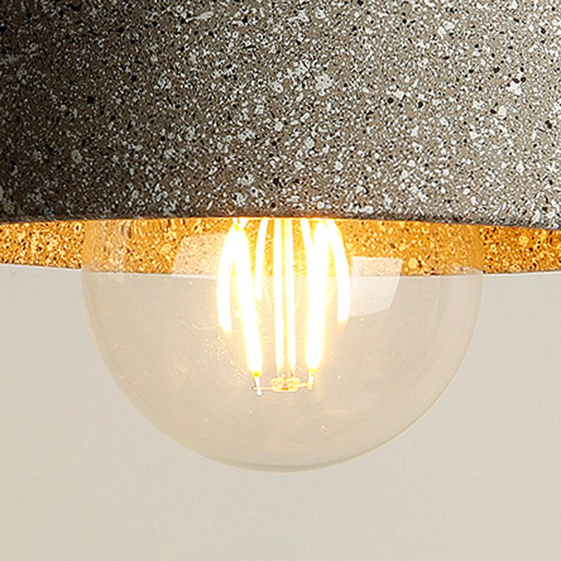 Contemporary Cement Pendant Lighting One Head Pendant Lamp for Bar Study Room