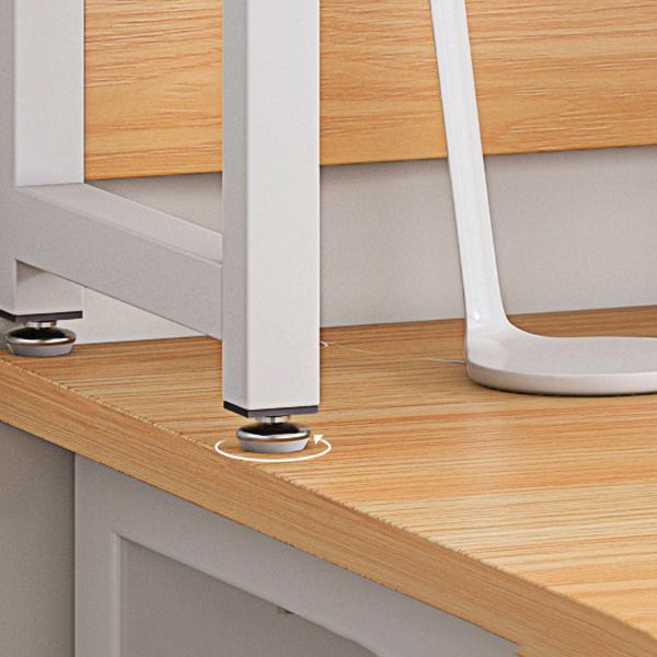 Libreria a doppia scaffalatura in stile contemporaneo aperta libreria per sala studio