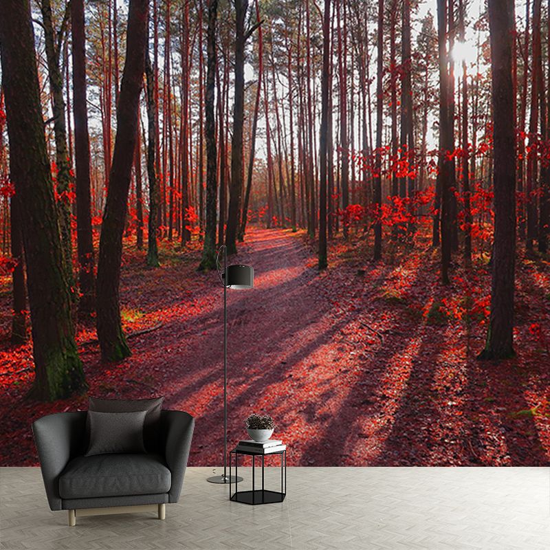 Customized Forest Mural Modern Decorative Eco-friendly Wall Art