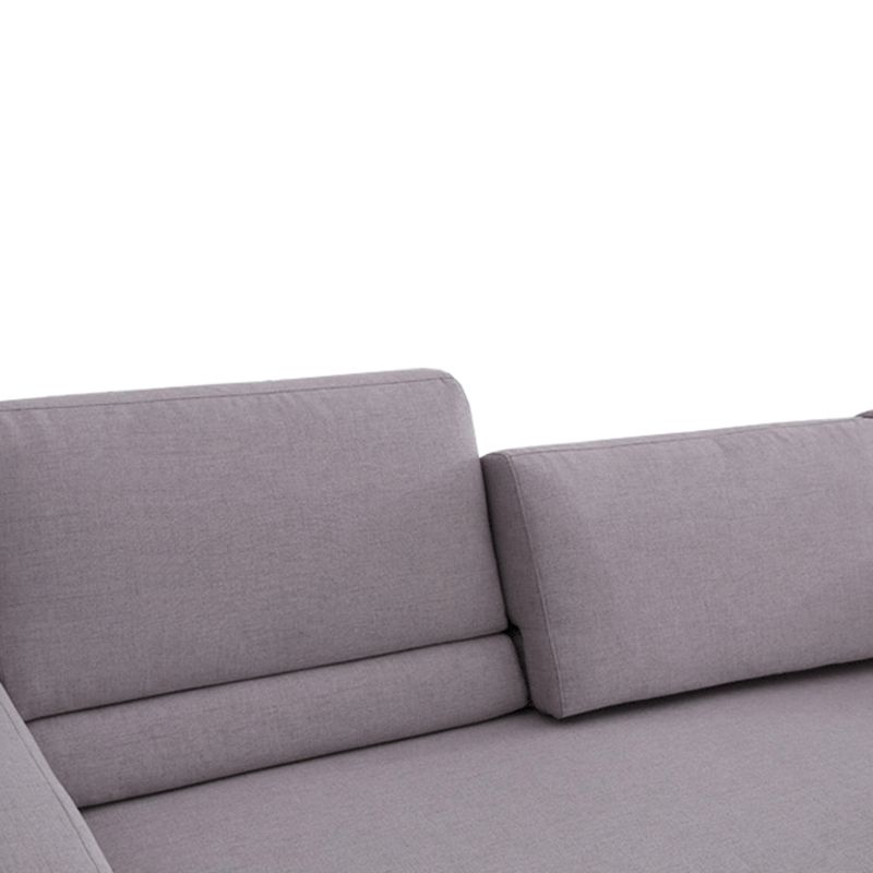 Faux Leather Contemporary Modular Sectional per quattro persone con archiviazione