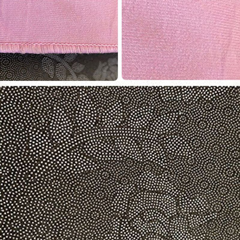 Round Floral Print Carpet Polyester Classical Rug Non-Slip Backing Area Carpet for Living Room