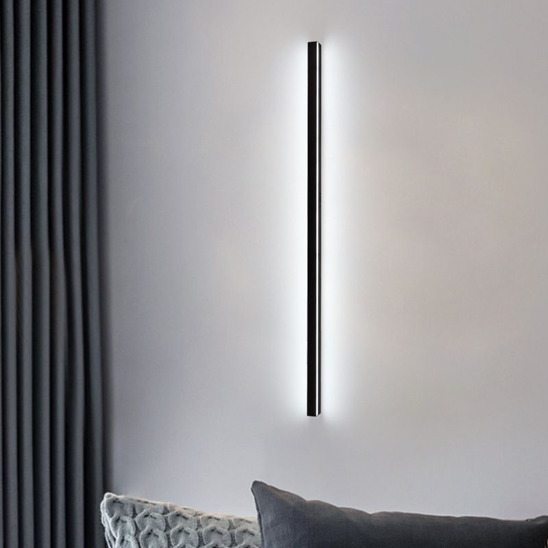 Modern Style Linear Wall Sconce Lights Metal 1 Light Wall Lighting Ideas