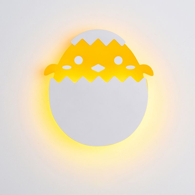 Cartoon Shape Sconce Light Fixture Creative Acrylic 1 Light Sconces