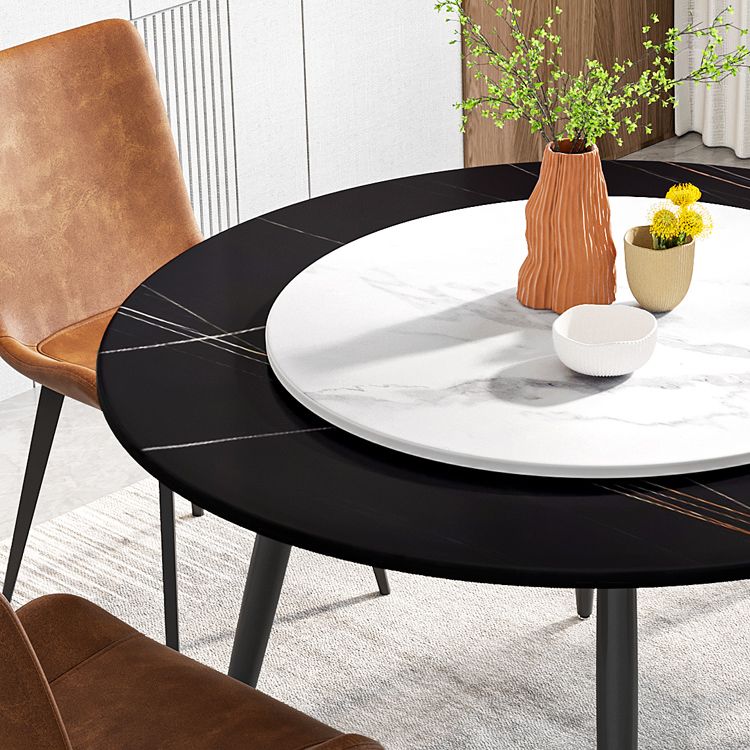 Modern Restaurant Table and Chair Set 1/4/5/7 Pieces Round Dining Table Set