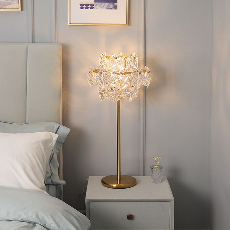 Lampe de nuit de nuit à un seul bulbe.