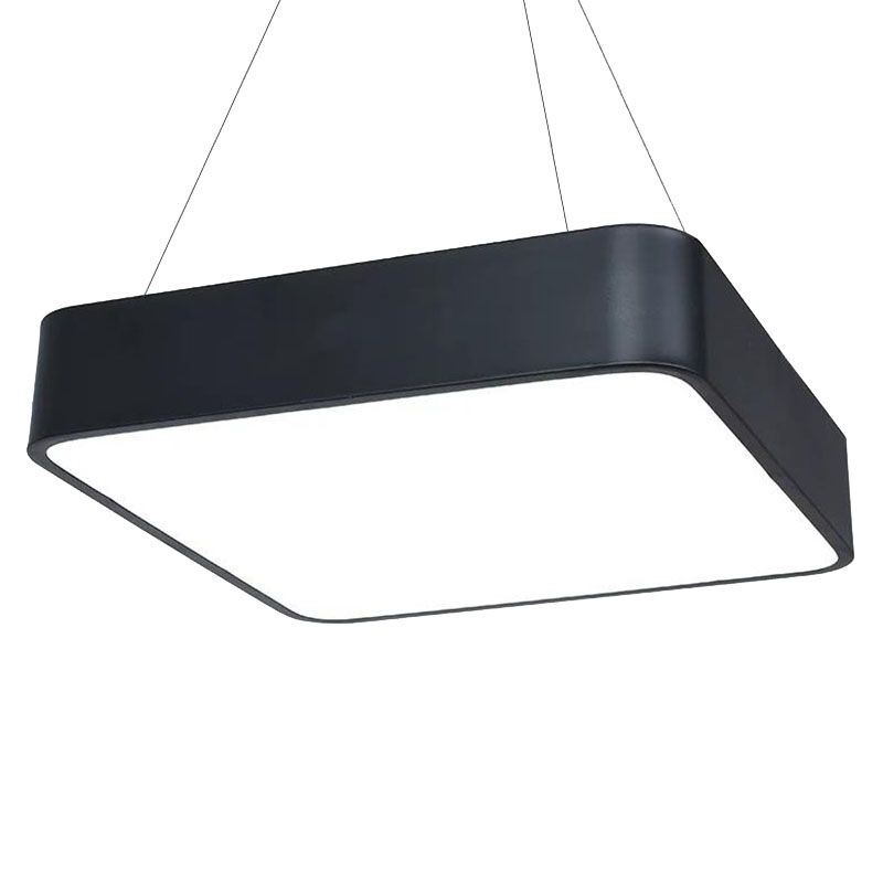 Square Ceiling Pendant Light Simple Acrylic Dining Room LED Suspended Lighting Fixture