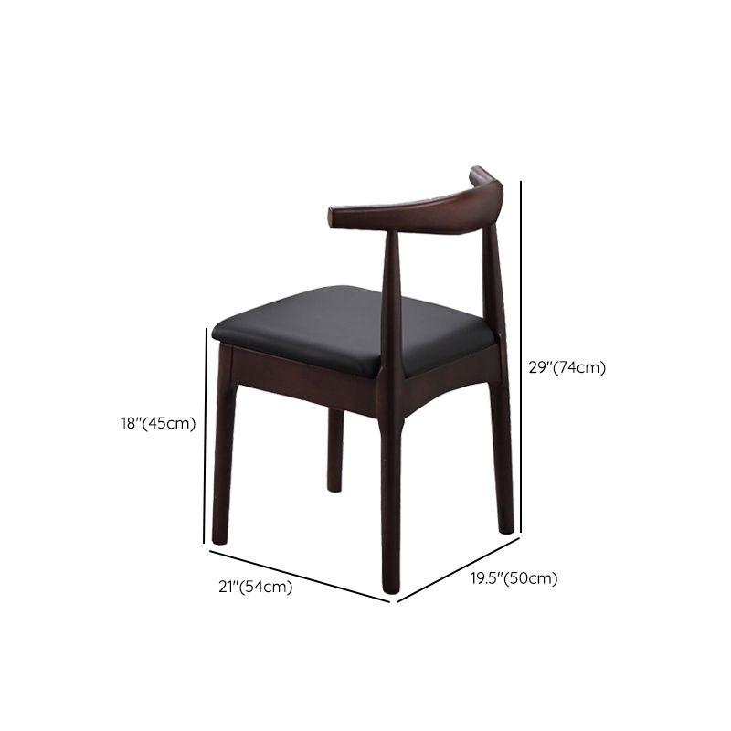 Traditional 1/2/5/6 Pieces Furniture Solid Wood Rectangle Dining Table Set in Brown