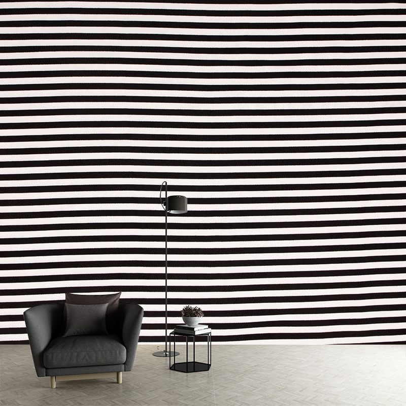 Black and white Geometry Mural Wallpaper Wall Covering for House Interior