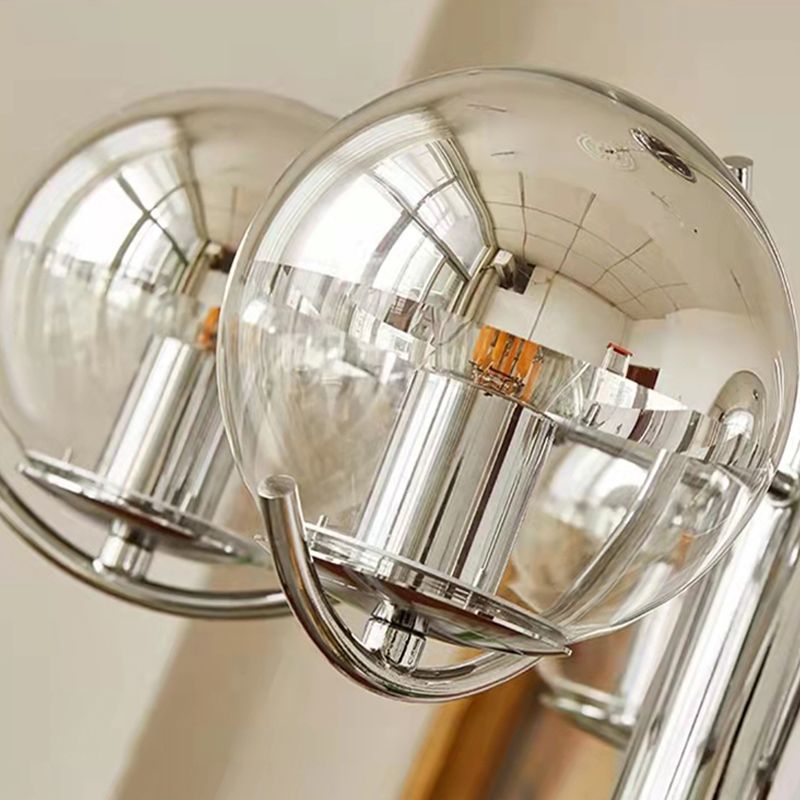 Modern Style Chandelier Household Glass Hanging Light for Sitting Room