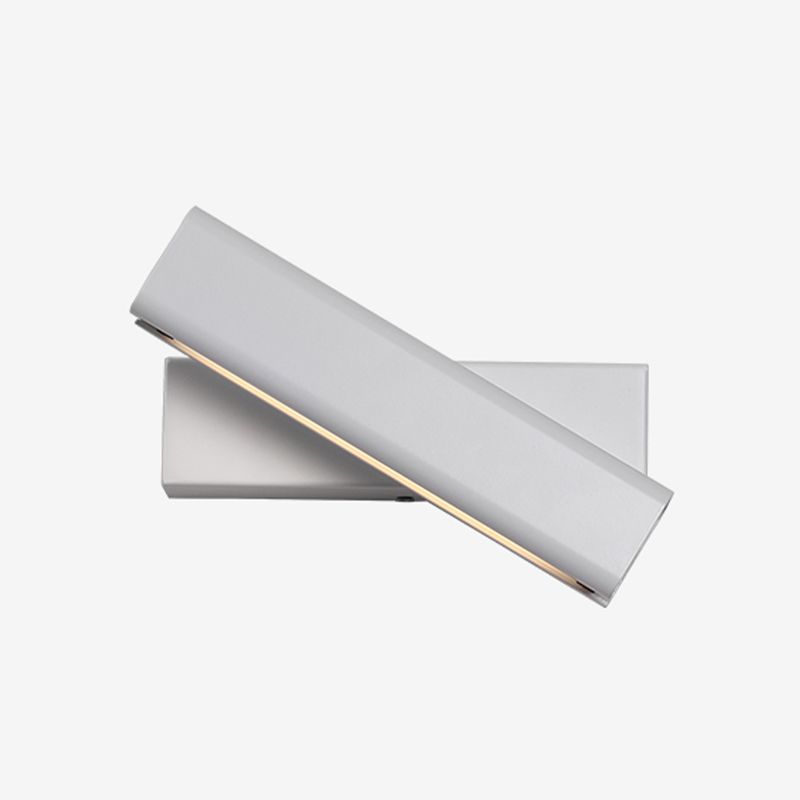Modern Simple Aluminum Wall Light Rectangle Shape Rotatable Wall Lamp for Living Room