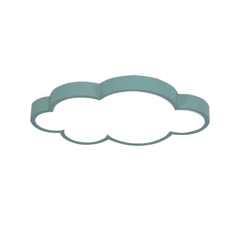 Nordic Style Flush Mount Cloud Metal LED Ceiling Light Fixture for Bedroom