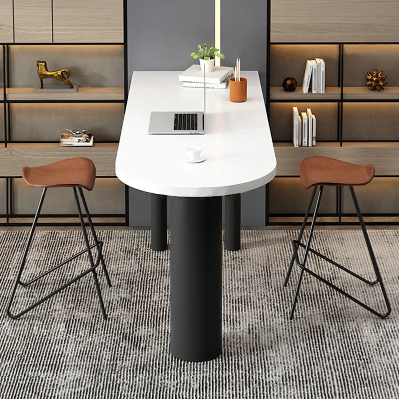 1/2/3/4 Pieces Modern Irregular Shape Pub Table Set Wooden Counter Table set