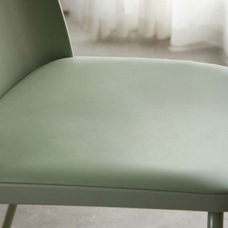 Contemporary Kitchen Dining Side Chair Home Metal Legs Chair