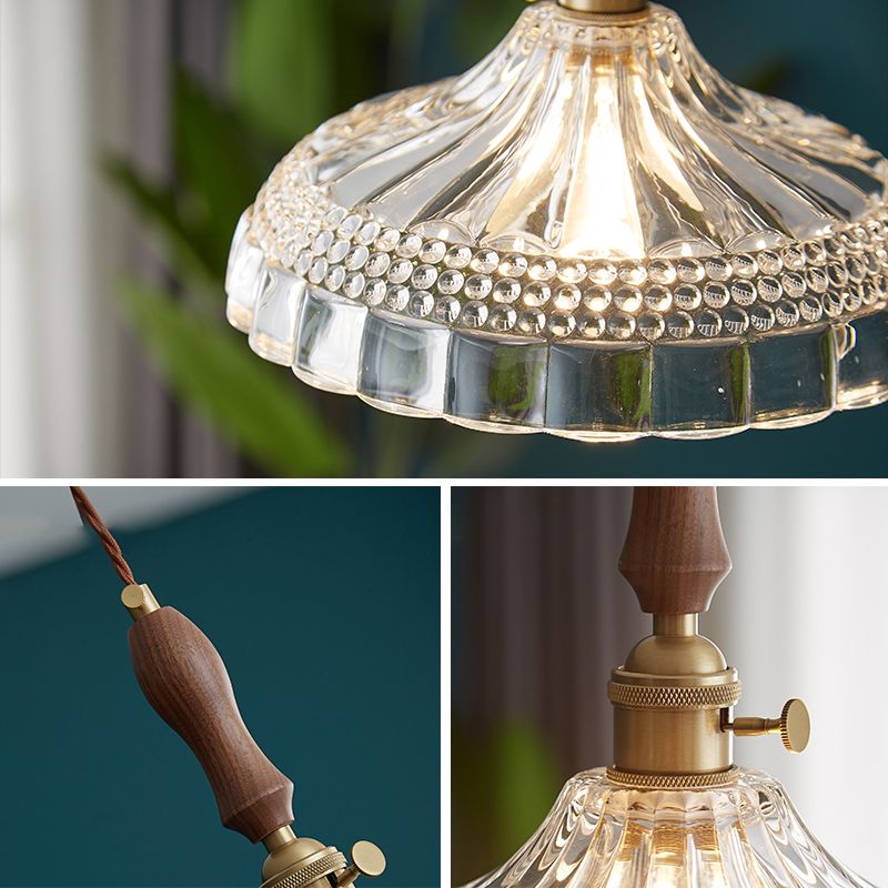 Glass de style moderne Lumière suspendue simple éclairage pendentif pour le salon