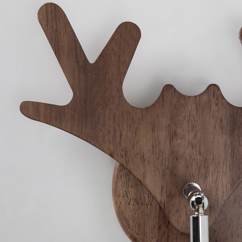 Nordic Style Glass Wall Light Geometrische 1 leichte Wandleuchten mit Holz für Schlafzimmer