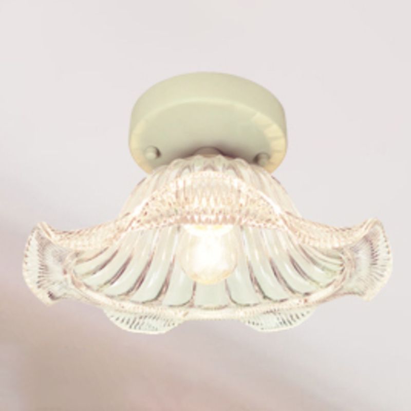 Modern Flush Mount Light Household Flush Mount Ceiling Light Fixture with Glass Shade