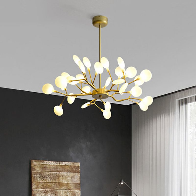 Lampadario in metallo multi-luce del soffitto a soffitto piatto