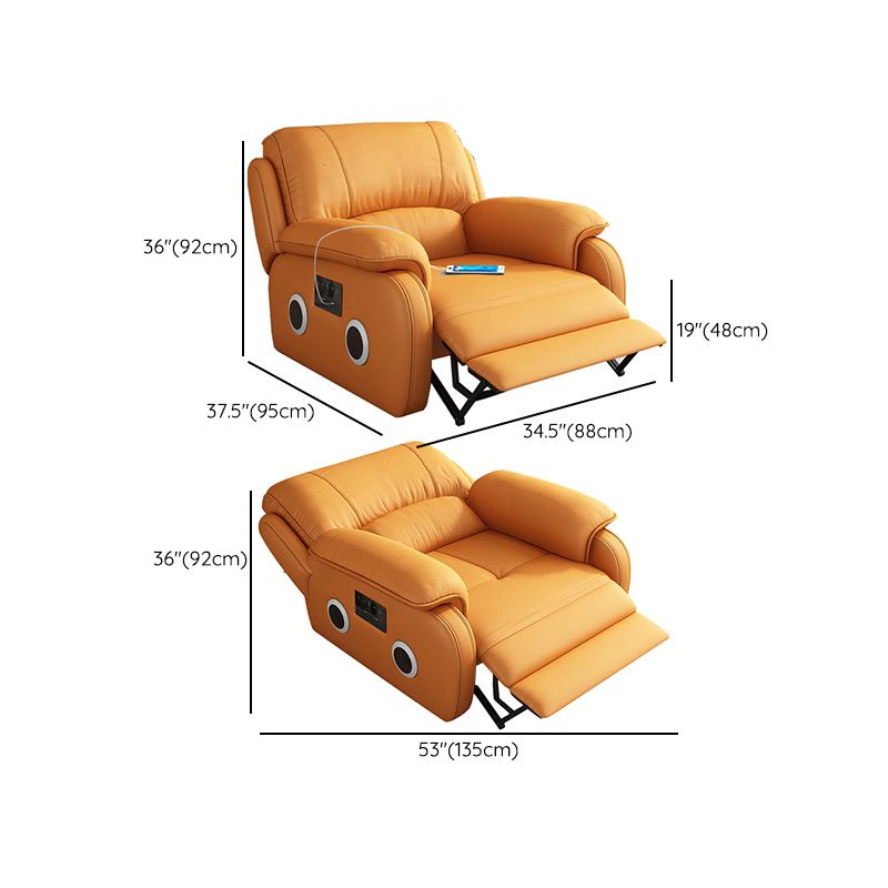 USB Charge Port Standard Recliner Swivel Base Recliner Chair