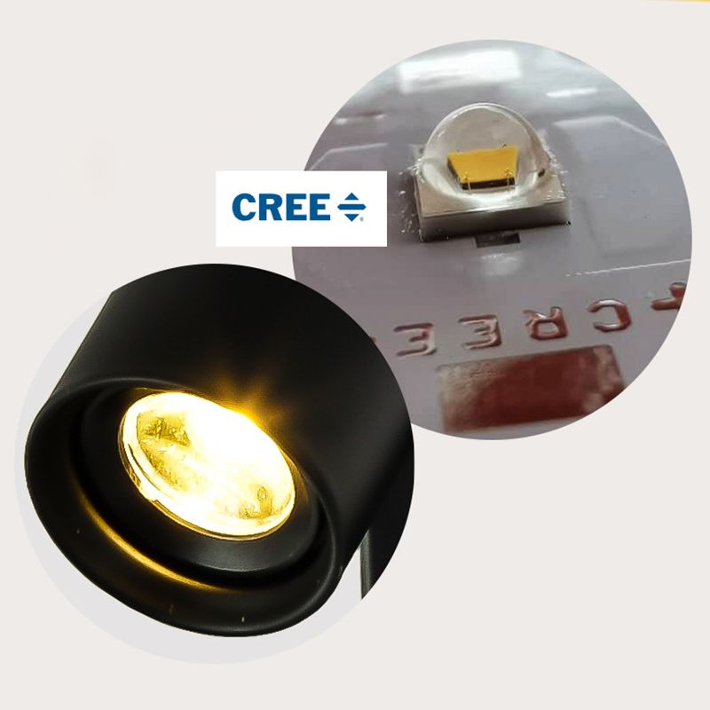 Angle Adjustable Mini LED Sconce Light Contemporary Minimalism Bedroom Lighting Fixture with Metal Round Base