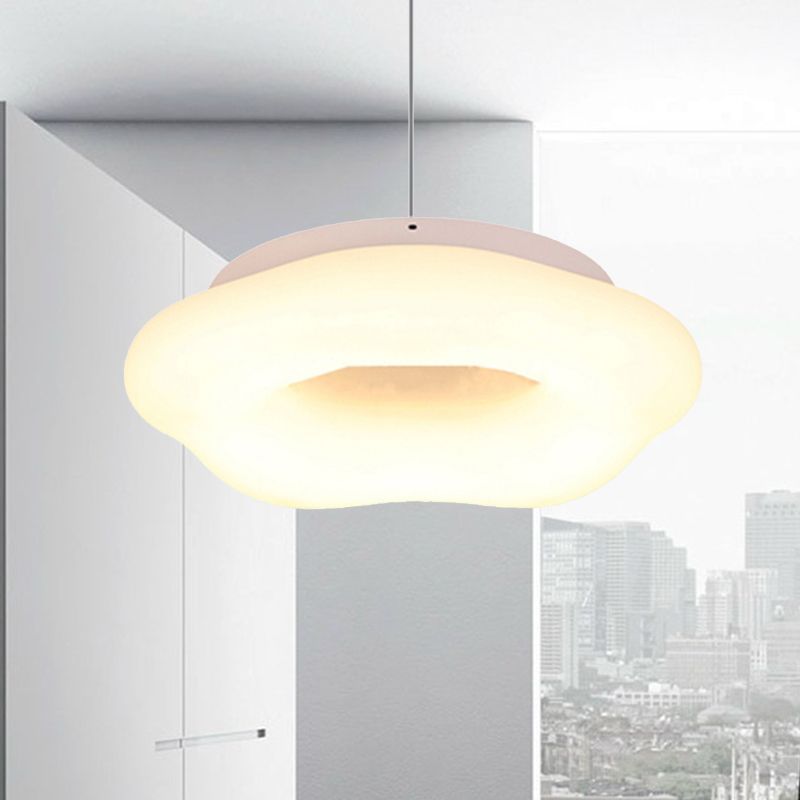 18 "/21.5" ancho de nube de nube acrílico LED Costilete blanco LED de techo para sala de estar